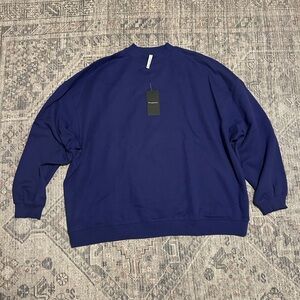 Fabletics Blue Oversized Sweatshirt